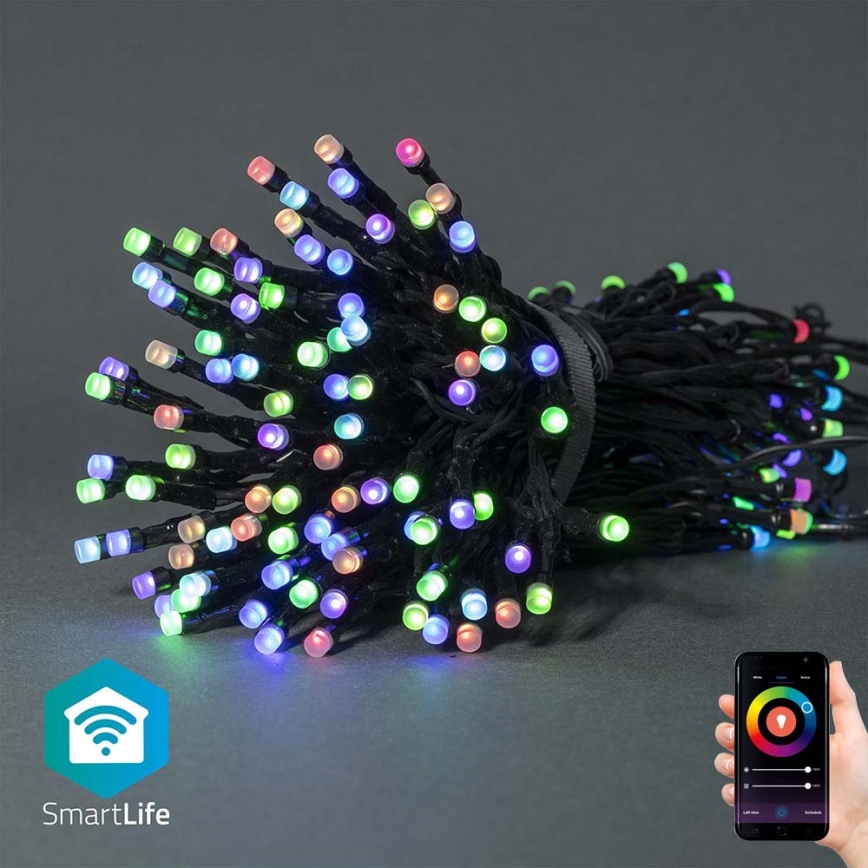 WREESH LED 7 couleurs guirlandes lumineuses RVB Bluetooth