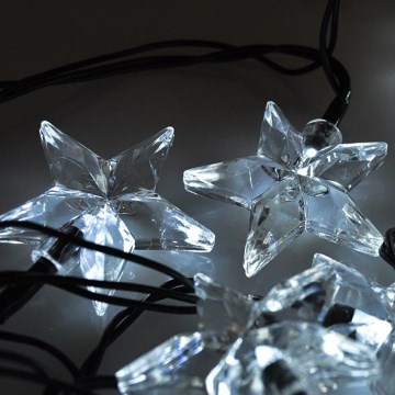 Guirlande lumineuse 20 LED, 6 m, blanc froid