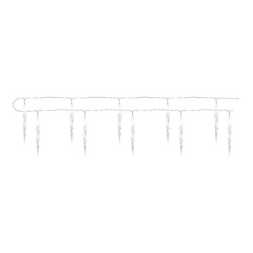 Guirlande lumineuse de Noël 10 LED, alimentée par 2 piles AA, 1,65 m