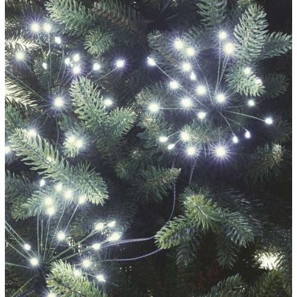 Guirlande lumineuse de Noël 450 LED 8+3 m blanc froid