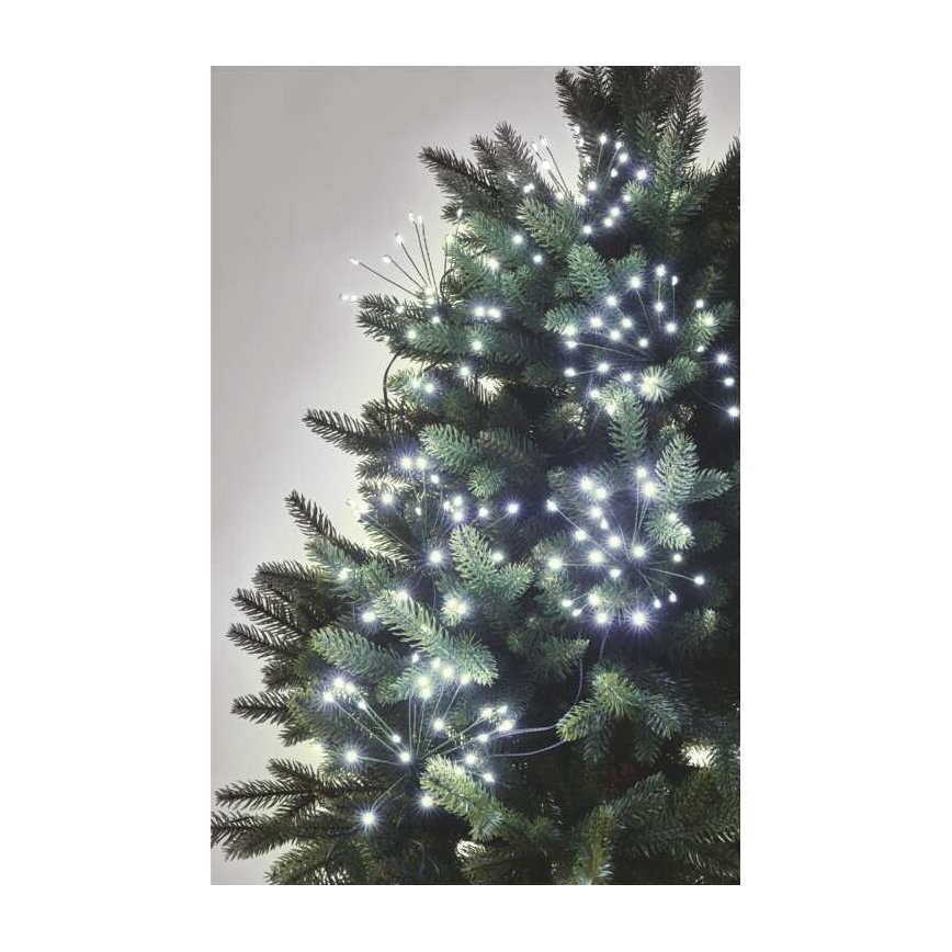 Guirlande lumineuse de Noël 450 LED 8+3 m blanc froid