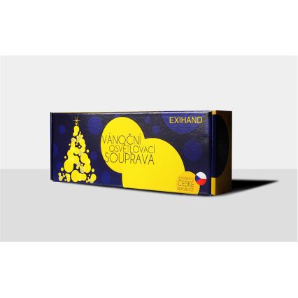 Guirlande de Noël ASTERIA 16xE10/14V/230V coloré
