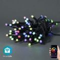 Guirlande lumineuse de Noël extérieure DEL RVB 42xDEL/8 fonctions 8m IP65 Wi‑Fi Tuya
