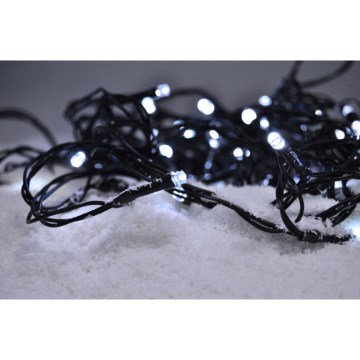 Guirlande lumineuse de Noël extérieure LED 500 LED/8 fonctions IP44 55 m blanc froid