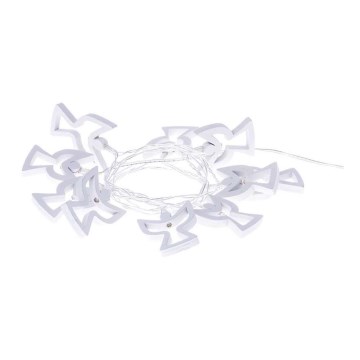 Guirlande lumineuse de Noël LED CHAIN 10xLED/2xAA 1,85m blanc chaud