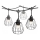 Guirlande lumineuse décorative d'extérieur CRETE 10xE27/230V 15m IP44