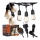 Guirlande lumineuse décorative LED d'extérieur 15xE27/1W/230V 15,94 m IP44 noire