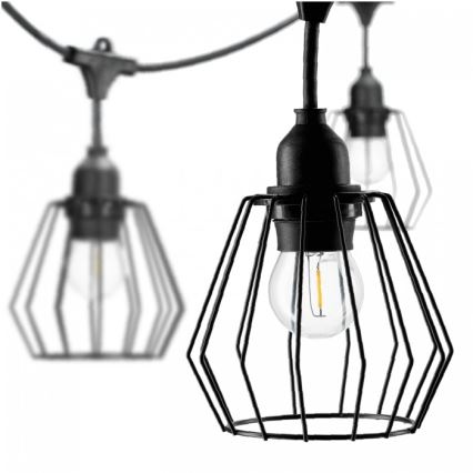 Guirlande lumineuse d'extérieur CRETE 20xE27/230V 25m IP44