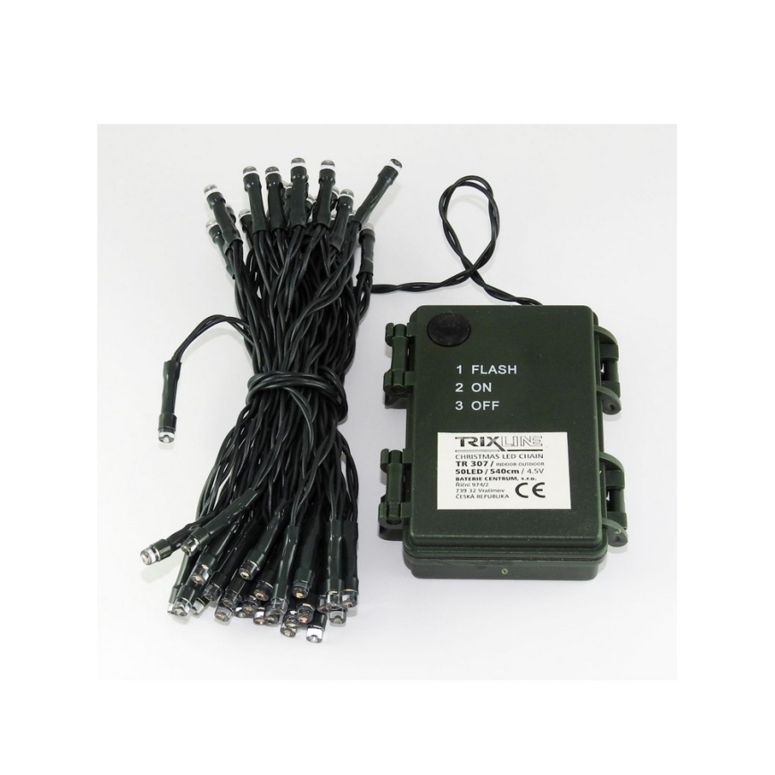 Guirlande lumineuse d'extérieur LED 10,8 m – 100 LED, 2 modes, IP44, multicolore