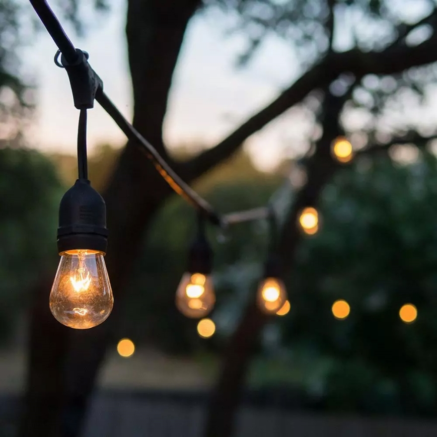 Guirlande lumineuse extérieure STRING 15 m 15xE27/25W/230V IP54
