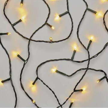 Guirlande lumineuse LED de Noël extérieure 120 LED / 3×AA, 8,9 m, IP44, blanc chaud