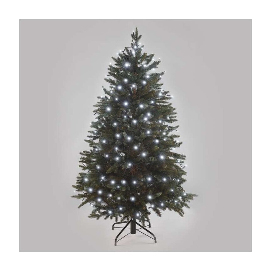Guirlande lumineuse LED de Noël pour extérieur 180 LED / 8 modes, 23 m, IP44, blanc froid