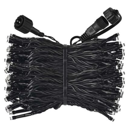 Guirlande lumineuse LED d'extérieur 100 LED / 10 m, IP44, blanc froid