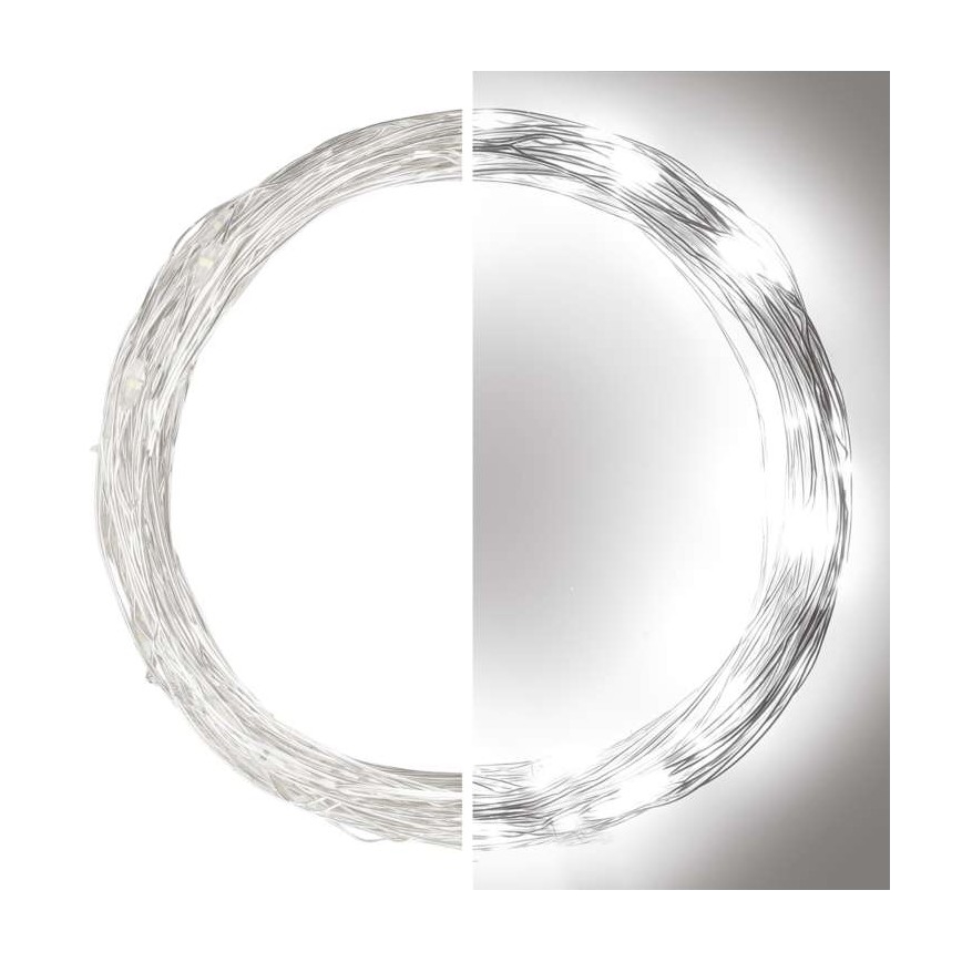 Guirlande lumineuse LED d'extérieur 100xLED/15m IP44 blanc froid