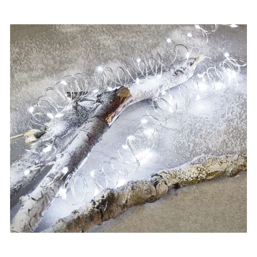 Guirlande lumineuse LED d'extérieur 100xLED/15m IP44 blanc froid