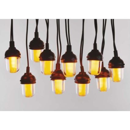 Guirlande lumineuse LED d'extérieur 100xLED/9,5m IP44