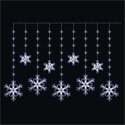Guirlande lumineuse LED d'extérieur 131 LED / 1,6 m IP44, blanc froid
