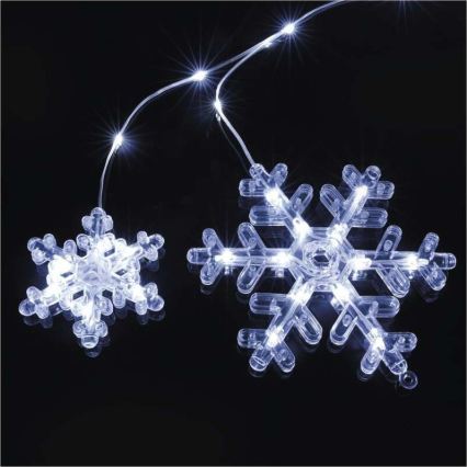Guirlande lumineuse LED d'extérieur 131 LED / 1,6 m IP44, blanc froid