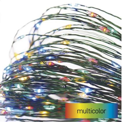 Guirlande lumineuse LED d'extérieur 150 LED/20 m IP44 multicolore