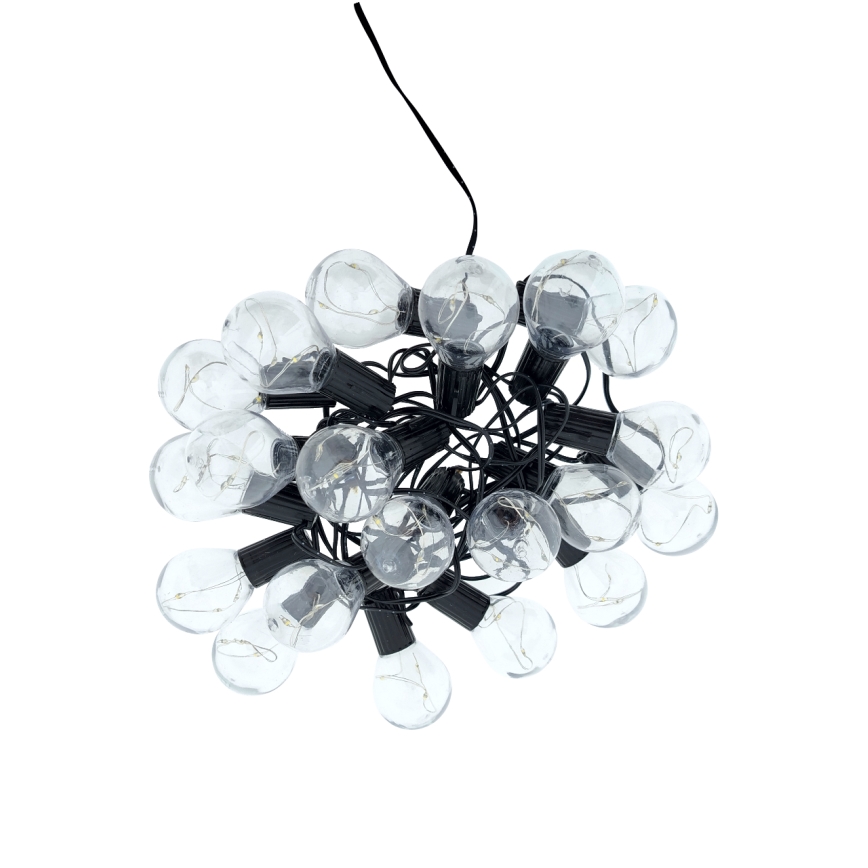 Guirlande lumineuse LED d'extérieur 20xLED/0,075W/230V 5,8 m IP44 noire