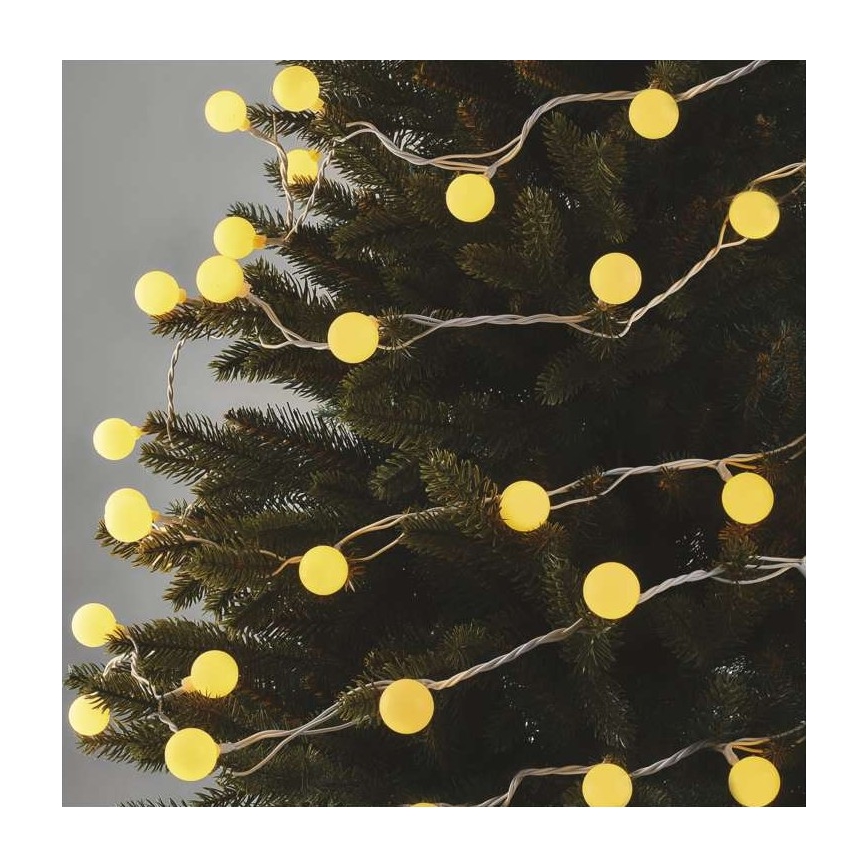 Guirlande lumineuse LED d'extérieur 40xLED/9m IP44 blanc chaud