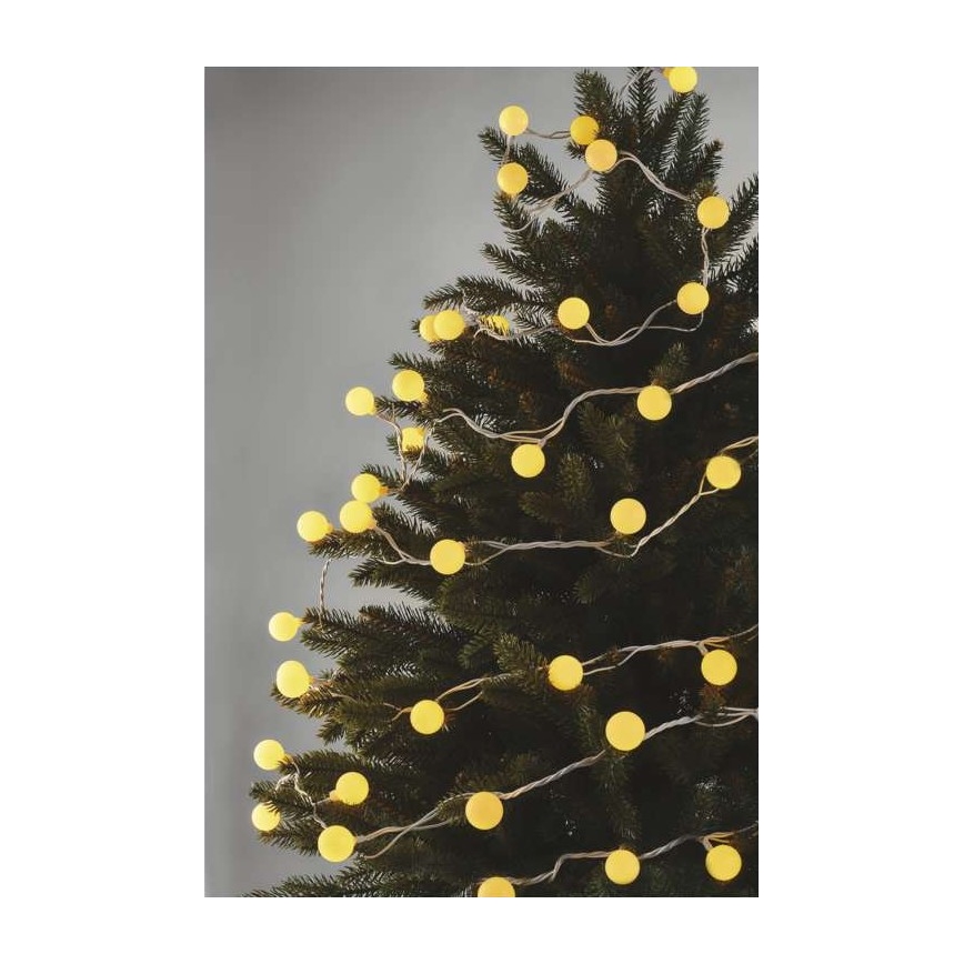 Guirlande lumineuse LED d'extérieur 40xLED/9m IP44 blanc chaud