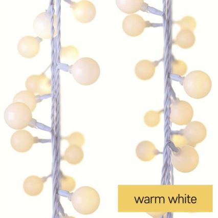 Guirlande lumineuse LED d'extérieur 40xLED/9m IP44 blanc chaud