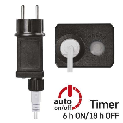 Guirlande lumineuse LED d'extérieur 40xLED/9m IP44 blanc chaud