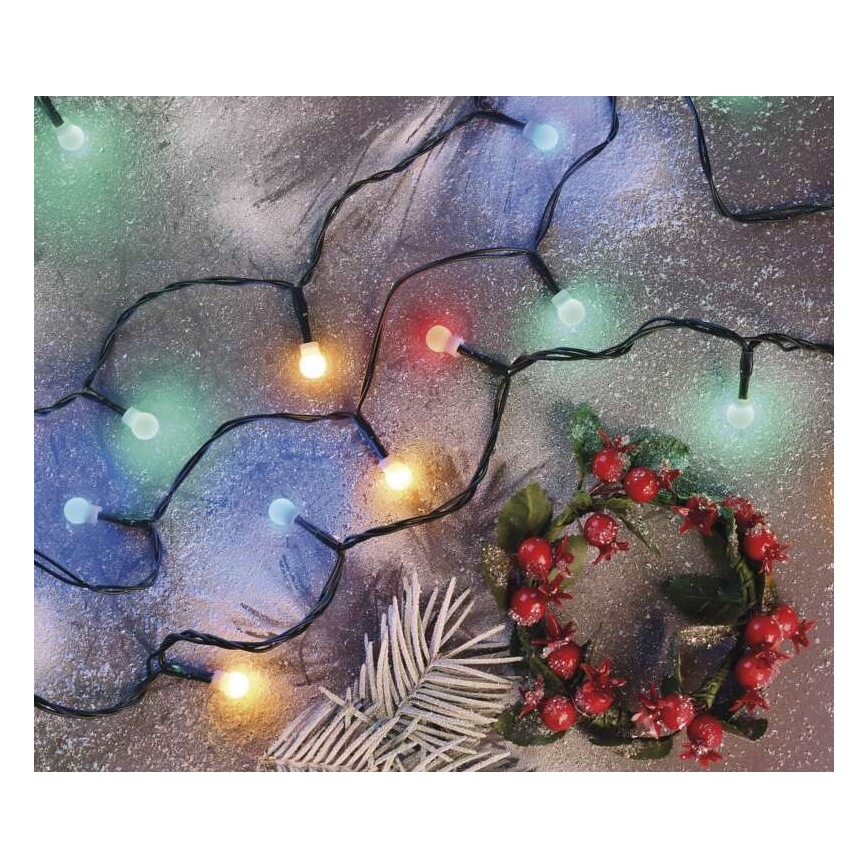 Guirlande lumineuse LED d'extérieur 480xLED/53m IP44 multicolore