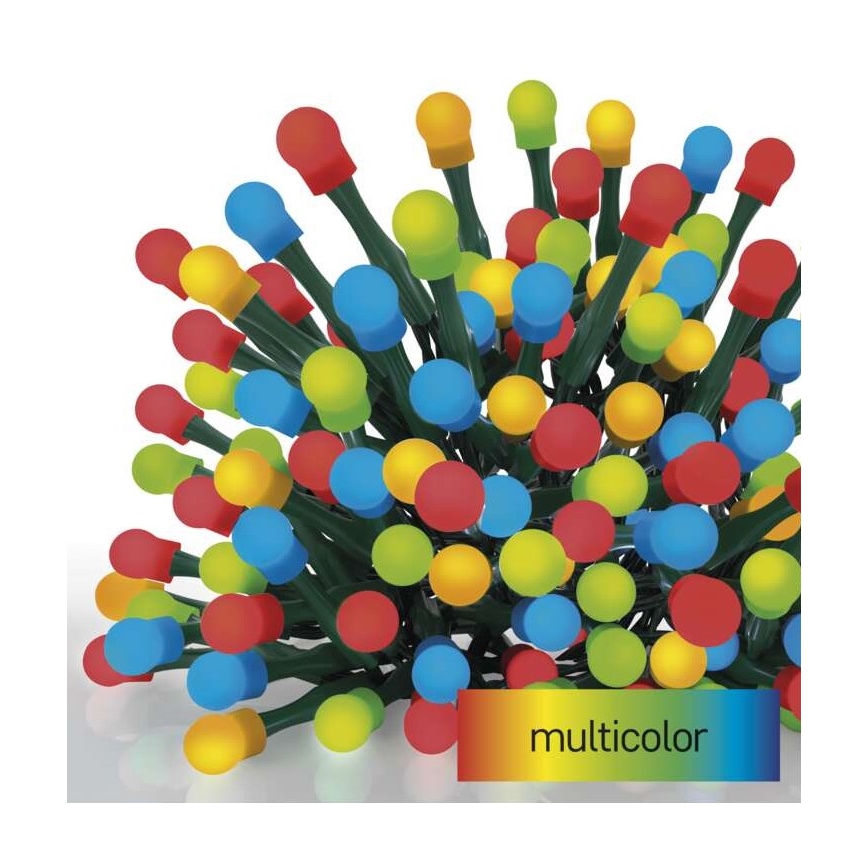 Guirlande lumineuse LED d'extérieur 480xLED/53m IP44 multicolore