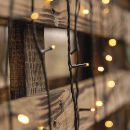 Guirlande lumineuse LED d'extérieur 50xLED/5m IP44, blanc chaud