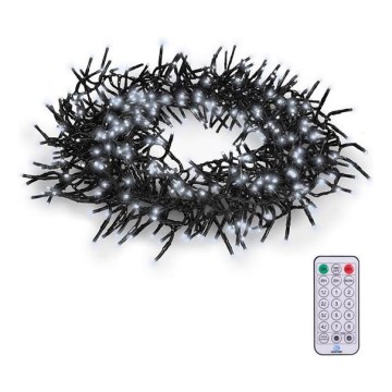 Guirlande lumineuse LED d'extérieur 576 LED / 8 modes, 8 m, IP44, blanc froid + télécommande