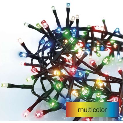 Guirlande lumineuse LED d'extérieur 600 LED / 17 m, IP44, multicolore