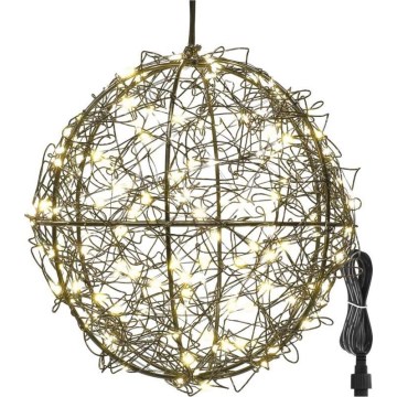 Guirlande lumineuse LED extérieure 200 LED 5 m IP44 blanc chaud