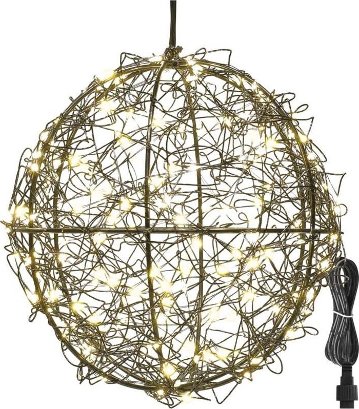 Guirlande lumineuse LED extérieure 200 LED 5 m IP44 blanc chaud