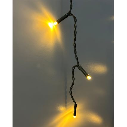 Guirlande lumineuse LED extérieure de Noël 200 LED / 230 V, 7,6 m, IP44, noire