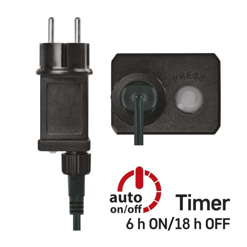 Guirlande lumineuse LED — 300 LED, 8,2 m, blanc froid