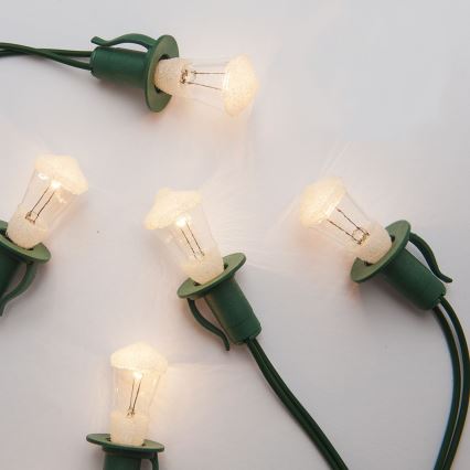 guirlande LUCERNA 12xE10/10,7 m, blanc chaud, fabriquée en République tchèque