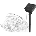 Guirlande solaire 120xLED/2,4W/1,2V 12m IP44 600 mAh blanc froid