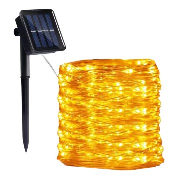Guirlande solaire 300xLED/0,12W/1,2V 1xAA 27 m IP44 3000K 800 mAh