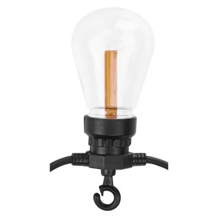 Guirlande solaire décorative 10xLED/0,6W/1,2V 4,5m IP44 800 mAh