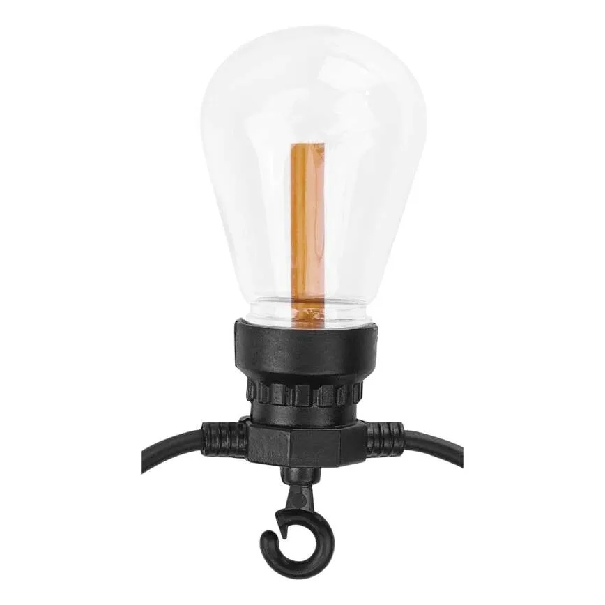 Guirlande solaire décorative 10xLED/0,6W/1,2V 4,5m IP44 800 mAh