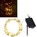 Guirlande solaire décorative LED/3,7V 1800 mAh 10 m IP44 + Télécommande