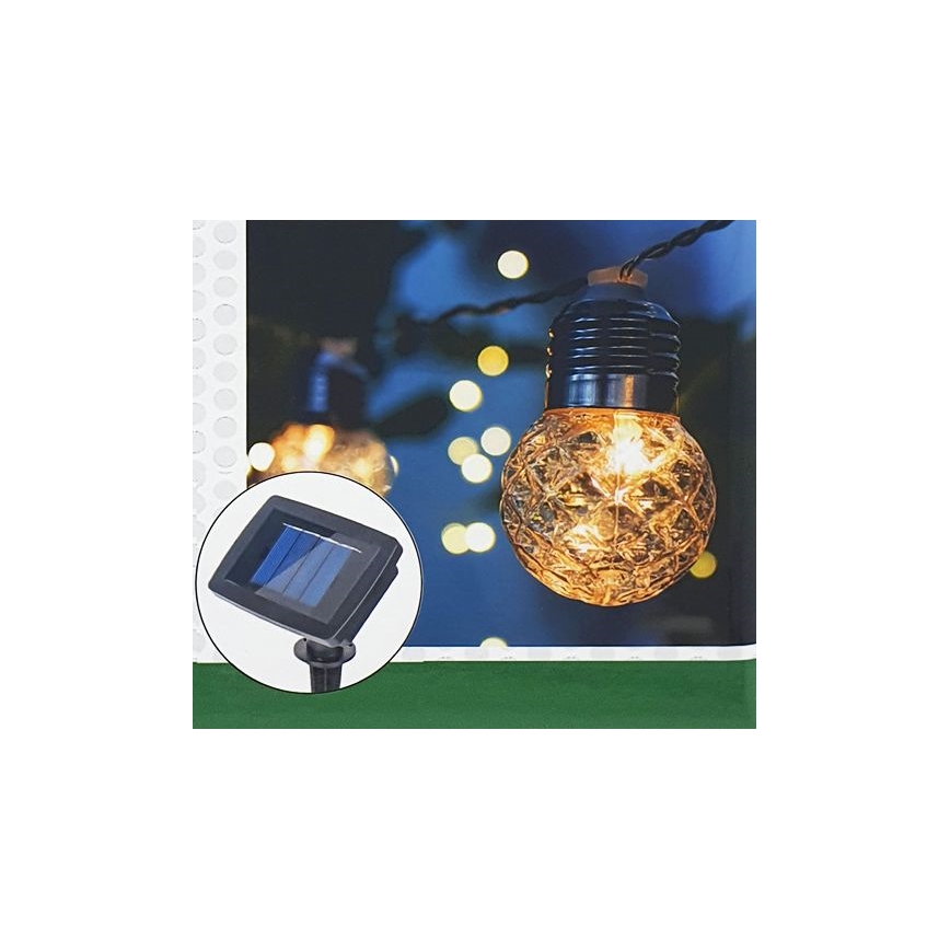 Guirlande solaire extérieure 10xLED/1,2V 2,2 m IP44