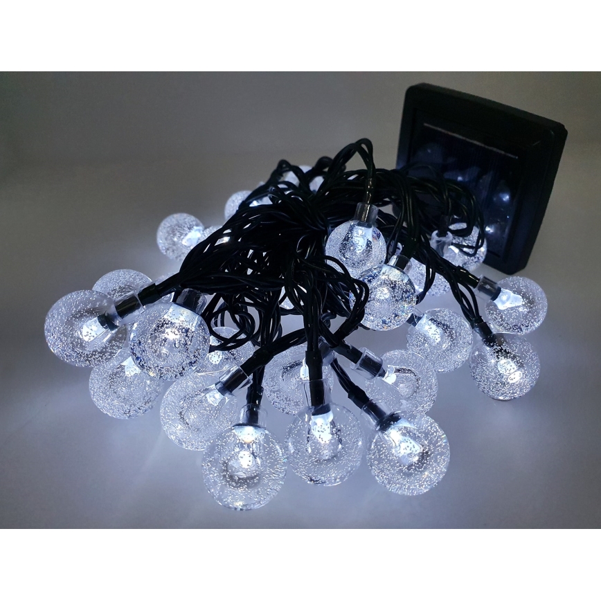 Guirlande solaire extérieure 30xLED/1,2V 6,5 m IP44