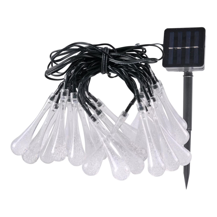 Guirlande solaire ICE 30xLED/1,2V 300 mAh IP44