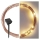 Guirlande solaire LED LED/2,4W/1,2V 1xAA 15 m IP44 3000K 600 mAh