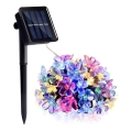 Guirlande solaire LED RGB 50xLED/0,12W/1,2V 1xAA IP44 600 mAh