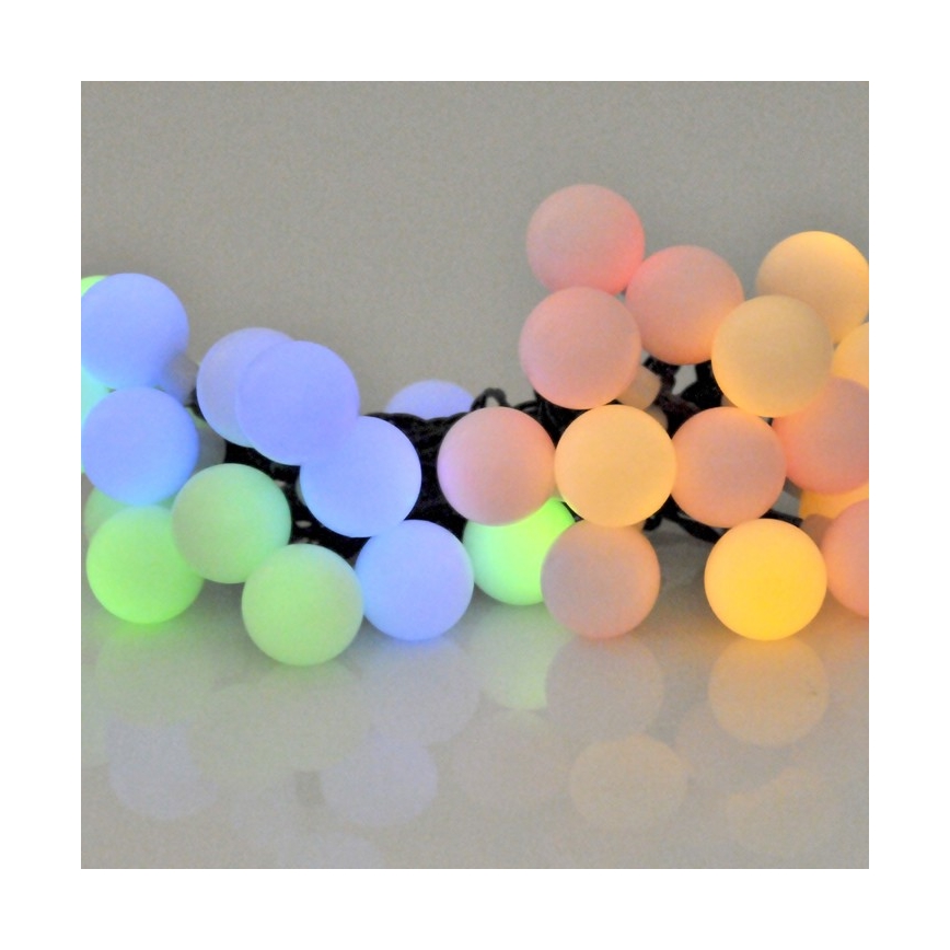 Guirlande solaire LED RVB PARTY 30xLED/1,2V 3,9 m IP44