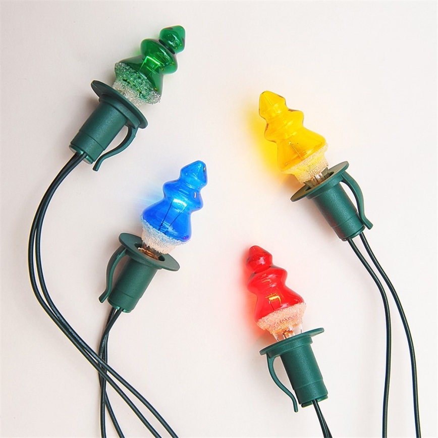 Guirlande lumineuse TREE 12xE10 10,7m multicolore, Fabriquée en République tchèque